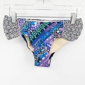 SWIMSUITS FOR ALL Multi Tribal Print Bikini Bottom